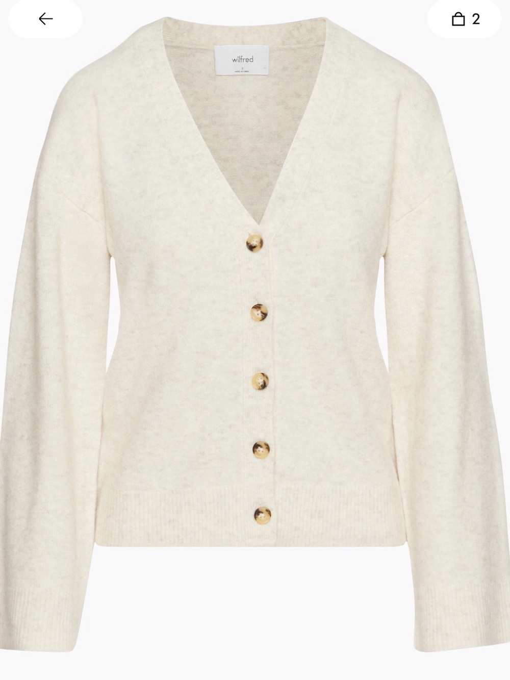 Aritzia Lane Cardigan